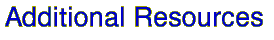 Additional Resources